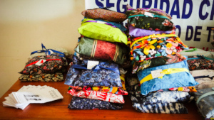 Packs given to the girls