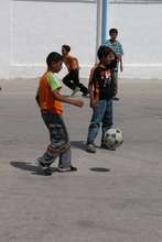 Children playing peace building games