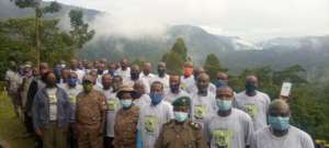 Gorilla Guardians in a group photo after training