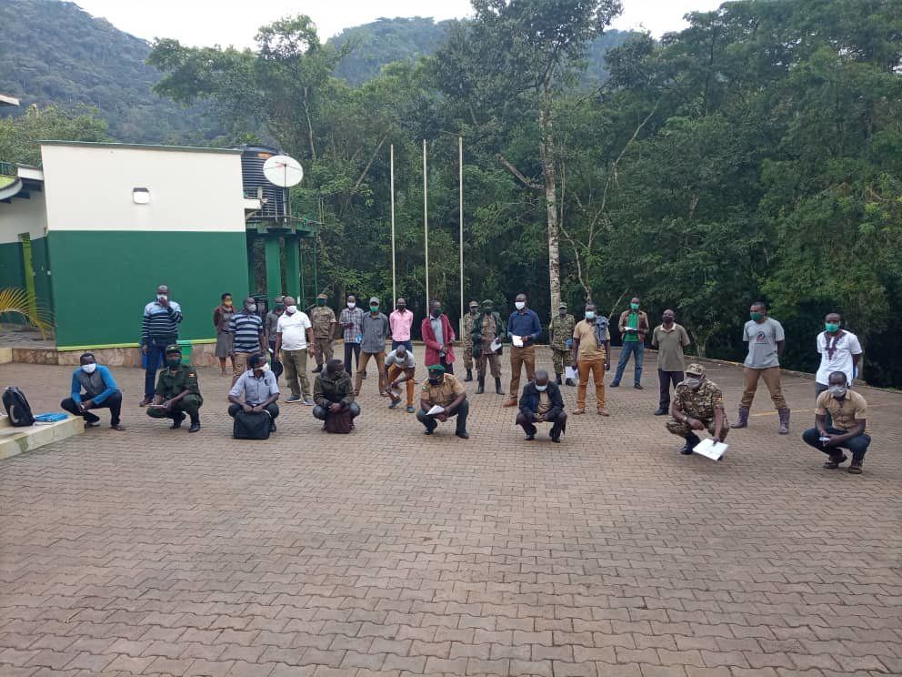 Group photo during training gorilla guardians