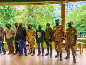 Group photo after the training of park staff