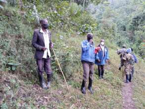 Gorilla Guardians of Bwindi and UWA staff on duty