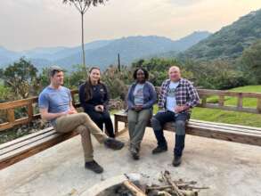 CTPH Founder, Dr Gladys with Guests at the firepit