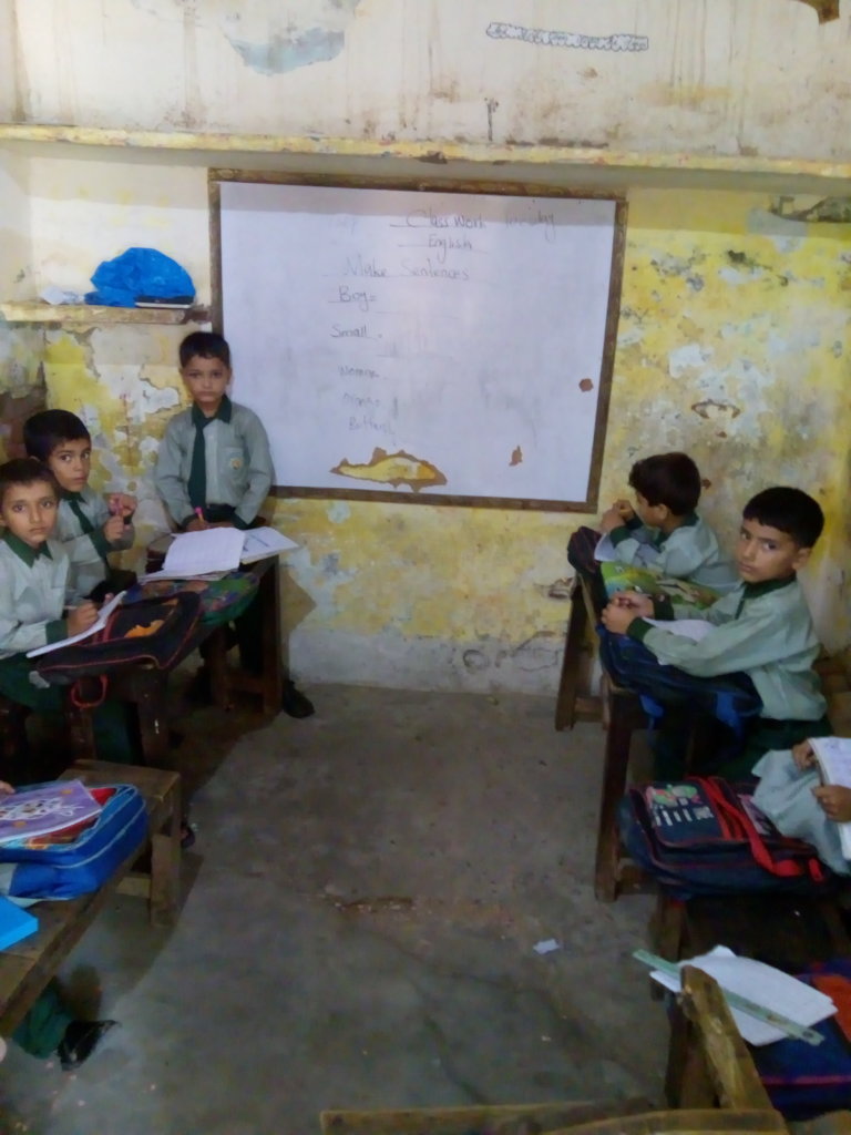 help renovate and paint community school Pakistan