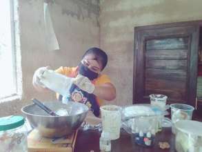 Elaborando crema