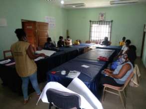 Training on business management and savings
