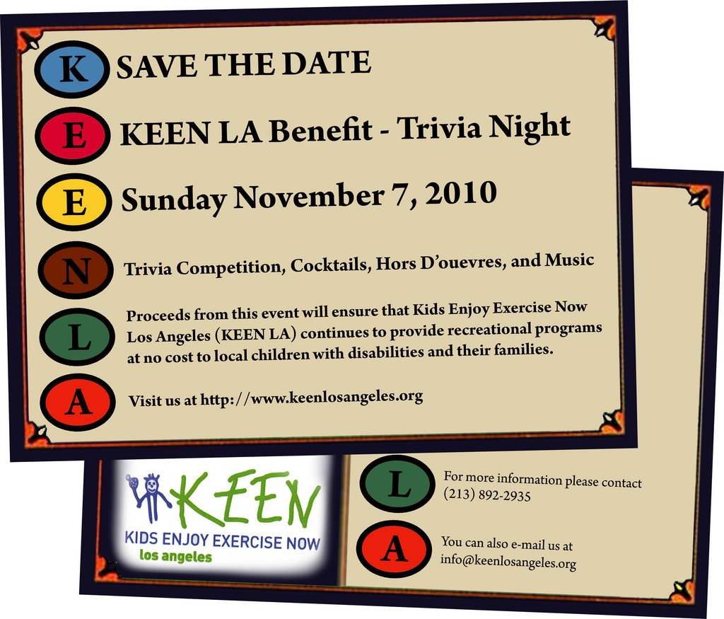 Check out our upcoming KEEN LA benefit!