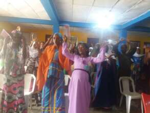 Women during antenatal routines