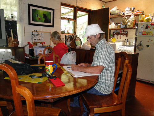 Before your help, our office/kitchen/dining room