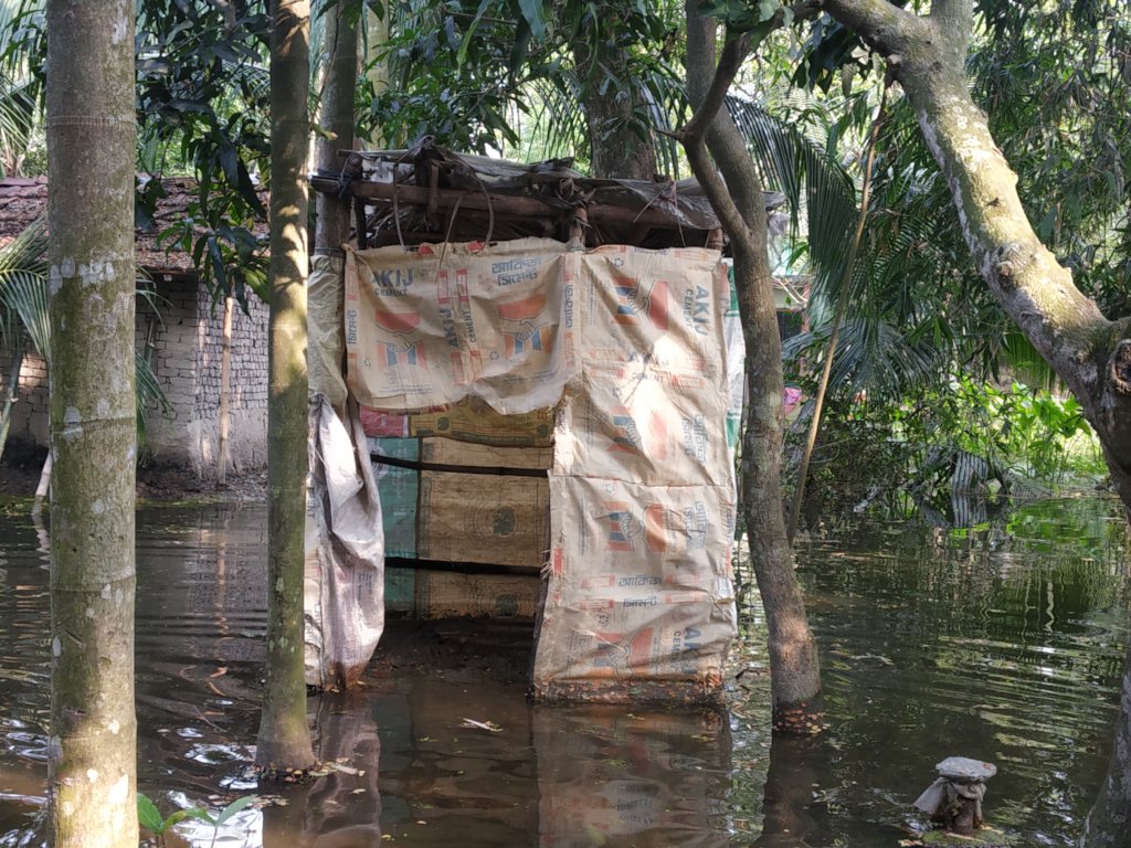 Support for water logged community of Satkhira