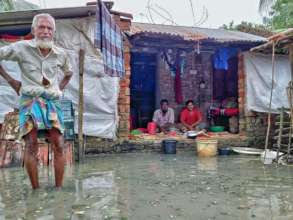Support for water logged community of Satkhira