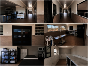 Images of the completed clinic