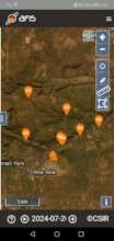 Fire spots around us
