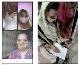Beneficiaries Learning through Online Mode