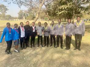 USAPCS Chess team posing with their medals