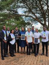 USAP 2026 Zimbabwe Science Fair Award recipients.