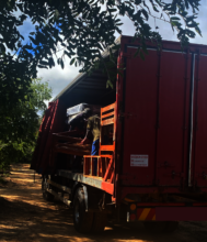 Truck moving to USAPCS permanent campus