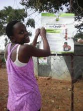 Patience raises awareness of COVID near her home