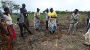 The nine lead farmers in conservation agriculture