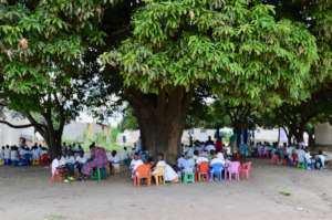 Class under trees