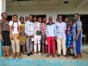 Beneficiaries and staff of PCEF after meeting