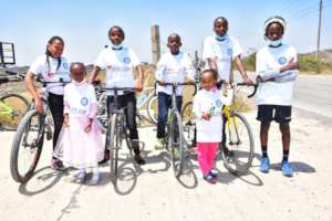 Cyclists with patients