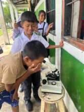 With eyes full of curiosity