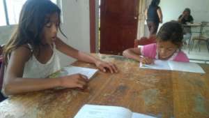 Students in Literacy Enrichment