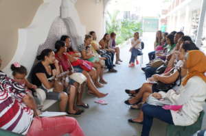 Therapy for children's mothers