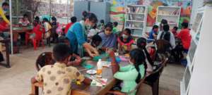 Origami art class