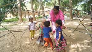 Children from the play group