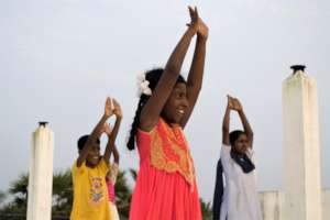 Children dancing