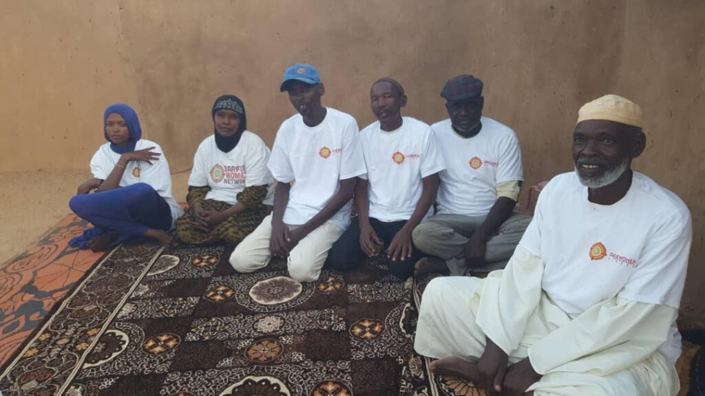 our team in refugees camp