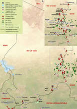 Map of Darfur Refugee Camps