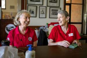 Volunteers support the VIC Bushfire