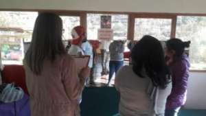 Family workshop, learning together