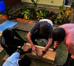 Children Demonstrating How to Build Beehives
