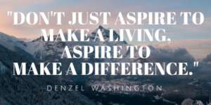 make a difference