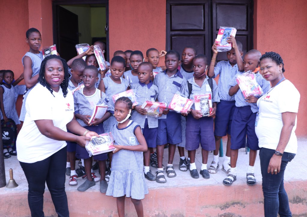 Provide 150 kids School Supplies in Benin City, NG