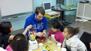 Bancroft ES Makes Fruit Smoothies