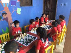 Before COVID-19 (Chess tournament)