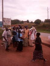 Community engagement volunteers after the training