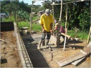 Working on building walls