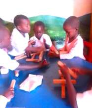 Irerero Boys Play with Blocks