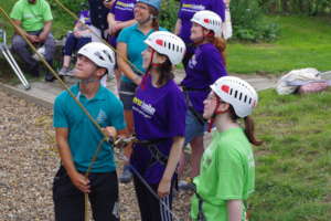 Challenging ourselves with a rock climb