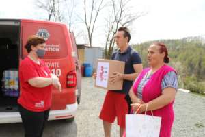 Delivering donations