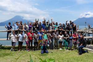 A day at the lake with some of our students!