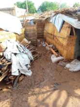 El Geneina, July 1, 2021, rain-saturated shelters