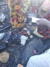 Burnt by the February 8 fire at the Ministry of Ed