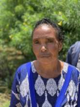 An elderly woman from the Kavwea community